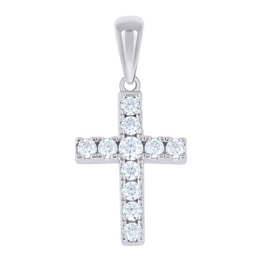 925 Sterling Silver Moissanite Pendant