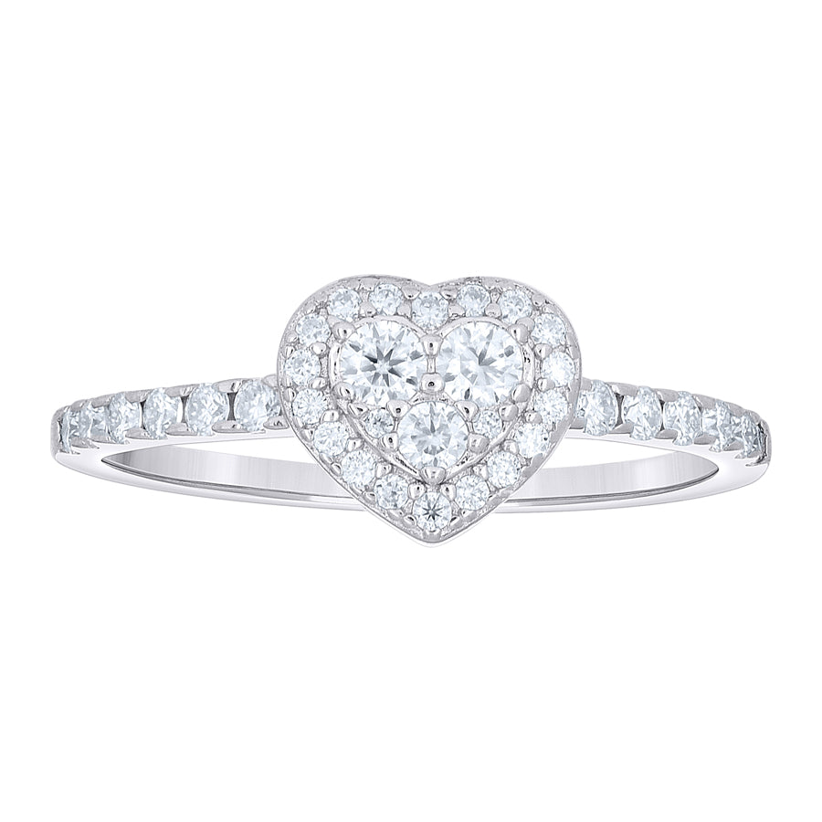 925 Sterling Silver Moissanite Ring