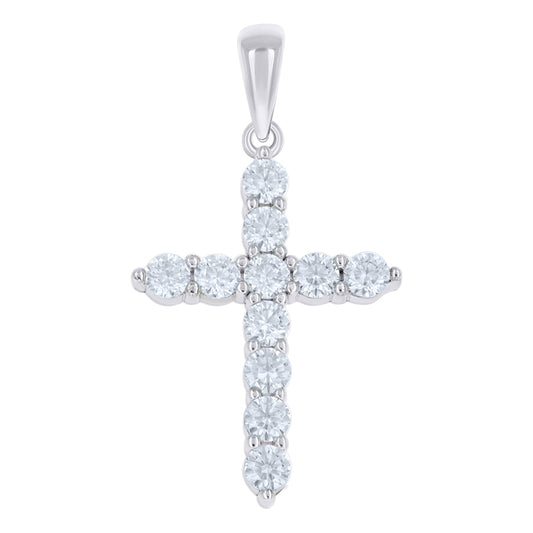 925 Sterling Silver Moissanite Pendant