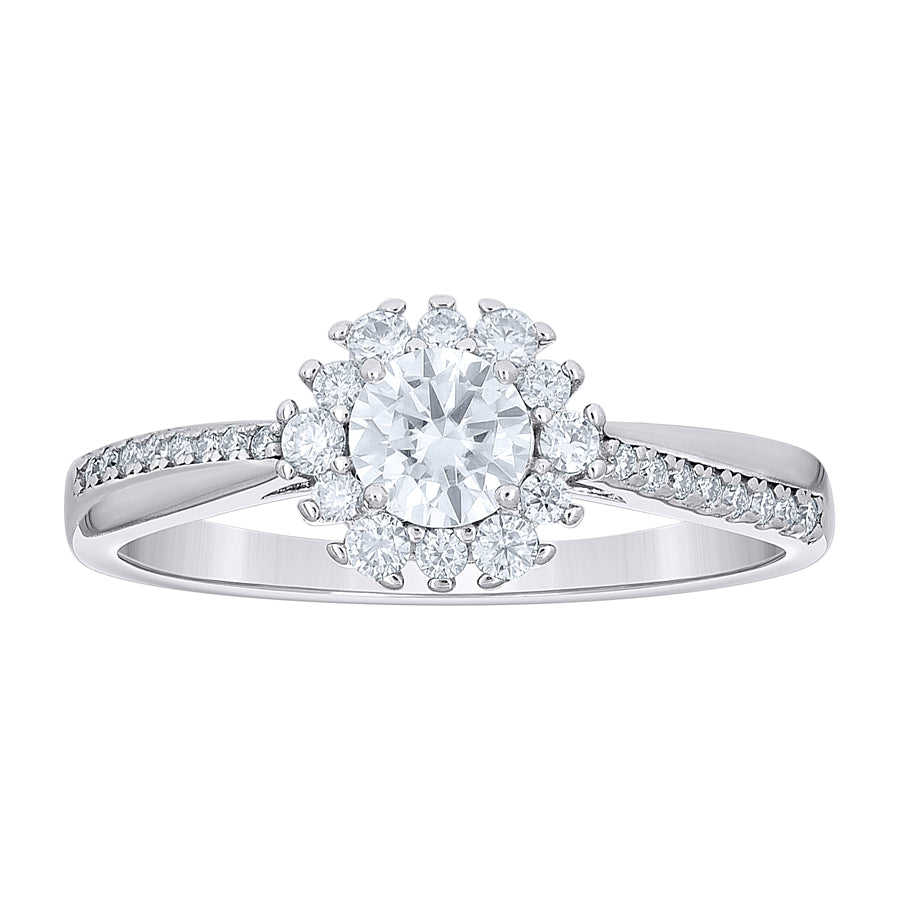 925 Sterling Silver Moissanite Ring