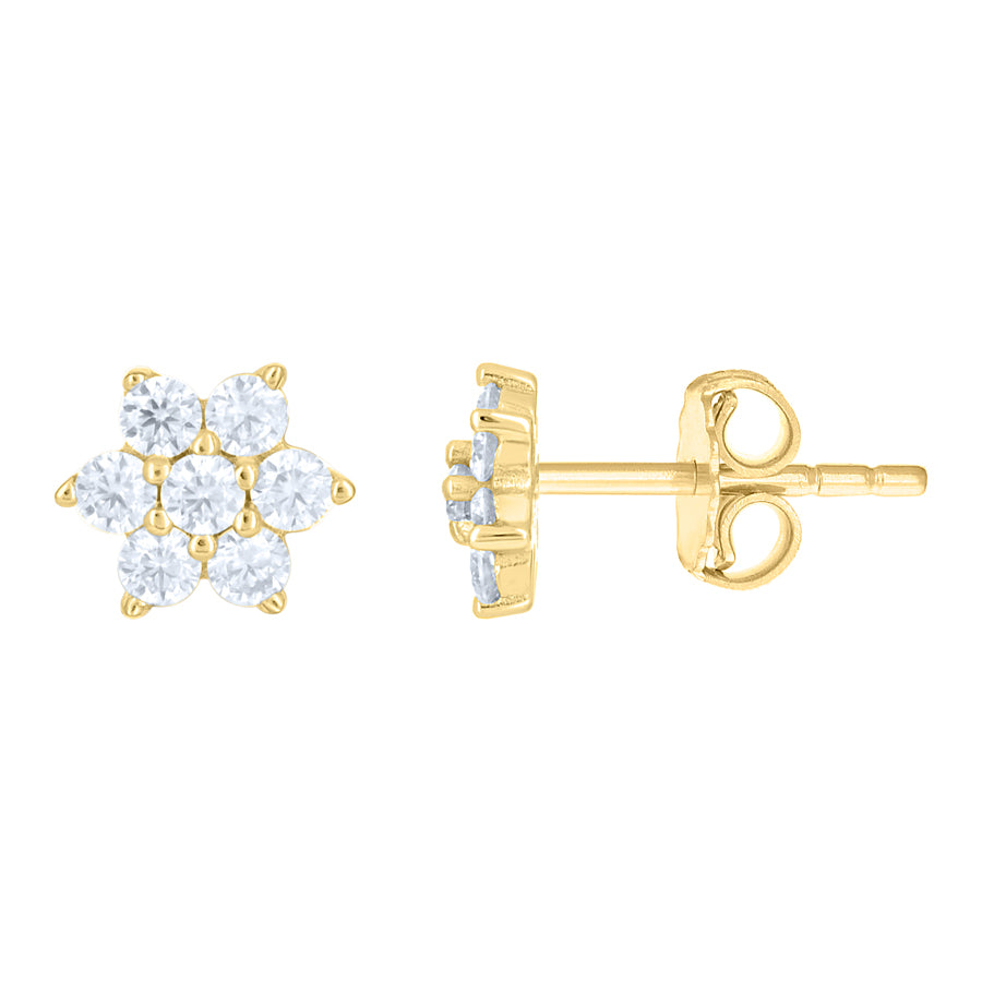 925 Sterling Silver Moissanite Earrings