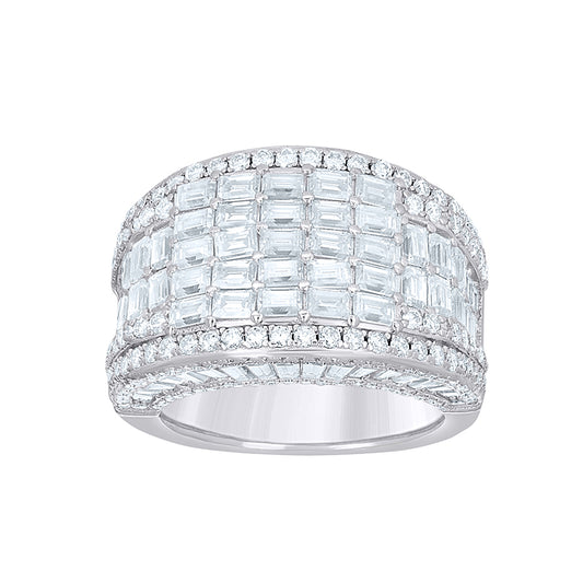 925 Sterling Silver Moissanite Ring