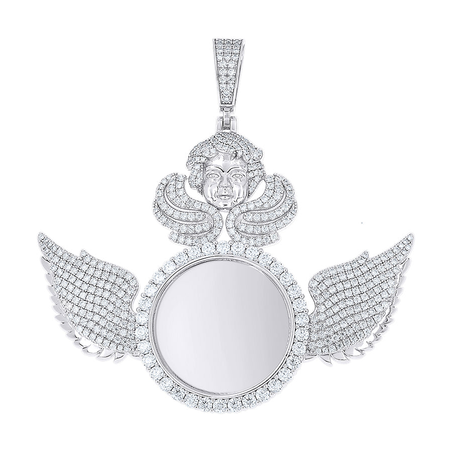 925 Sterling Silver Moissanite Pendant