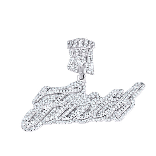 925 Sterling Silver Moissanite Pendant