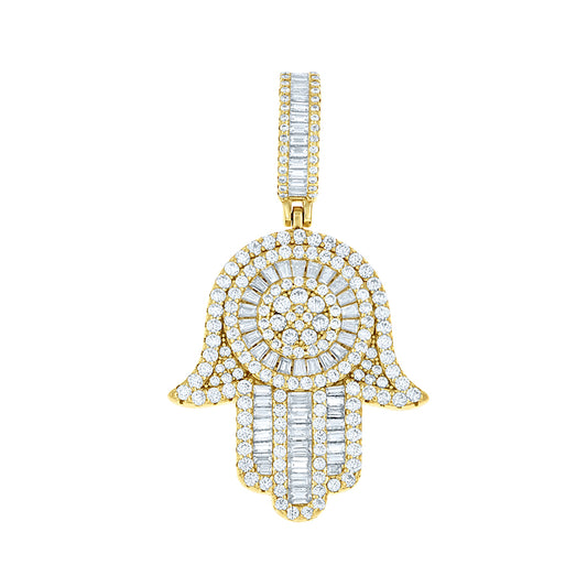 925 Sterling Silver Moissanite Pendant