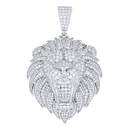 925 Sterling Silver Moissanite Pendant