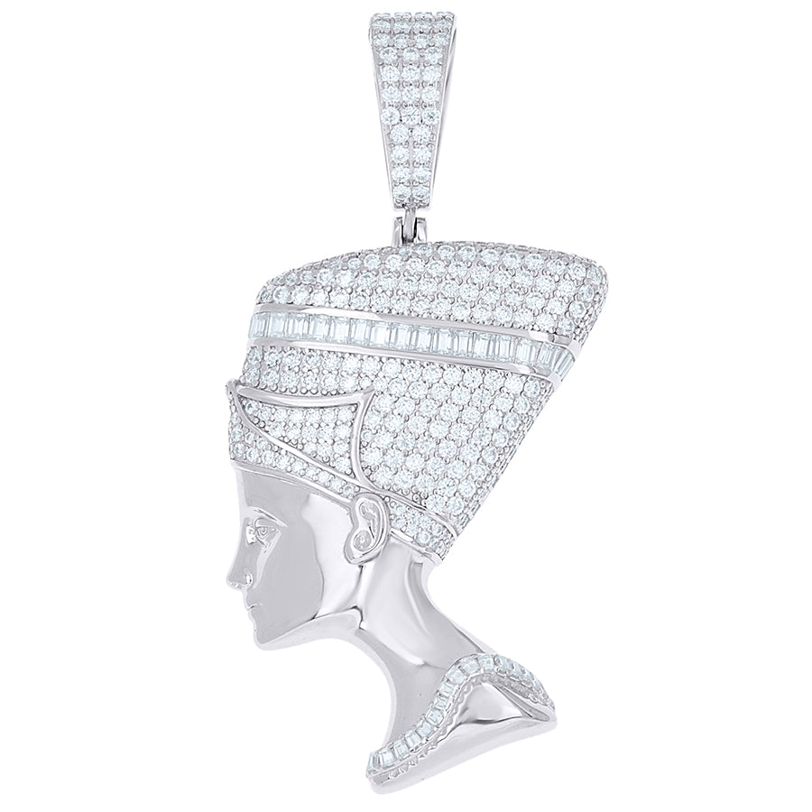 925 Sterling Silver Moissanite Pendant