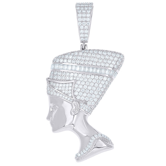 925 Sterling Silver Moissanite Pendant