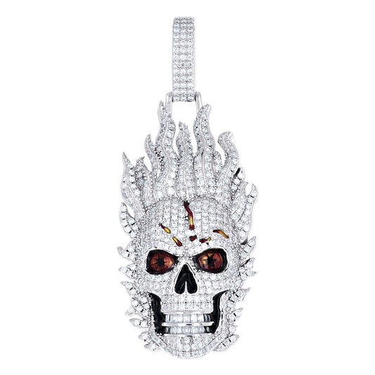 925 Sterling Silver Moissanite Pendant