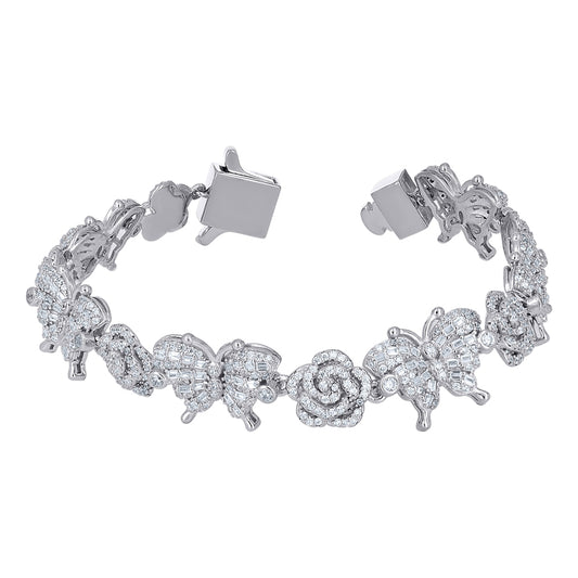 925 Sterling Silver Moissanite Bracelet