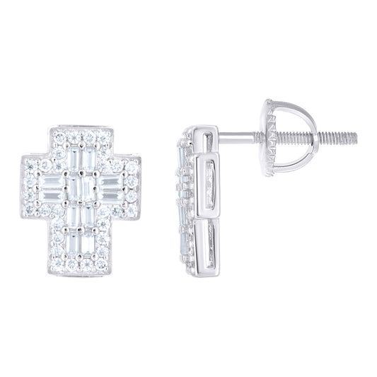 925 Sterling Silver Moissanite Earrings