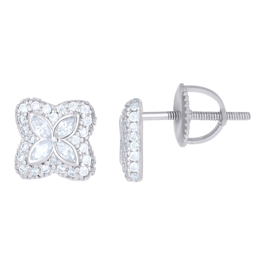 925 Sterling Silver Moissanite Earrings