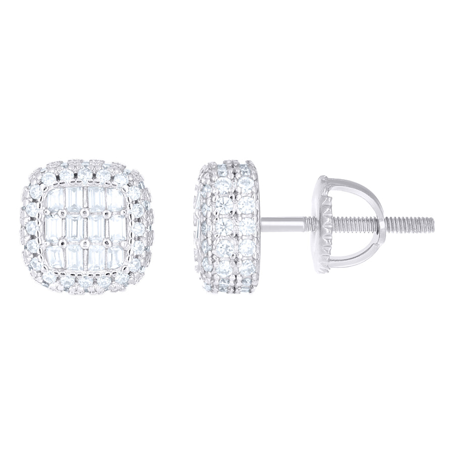 925 Sterling Silver Moissanite Earrings