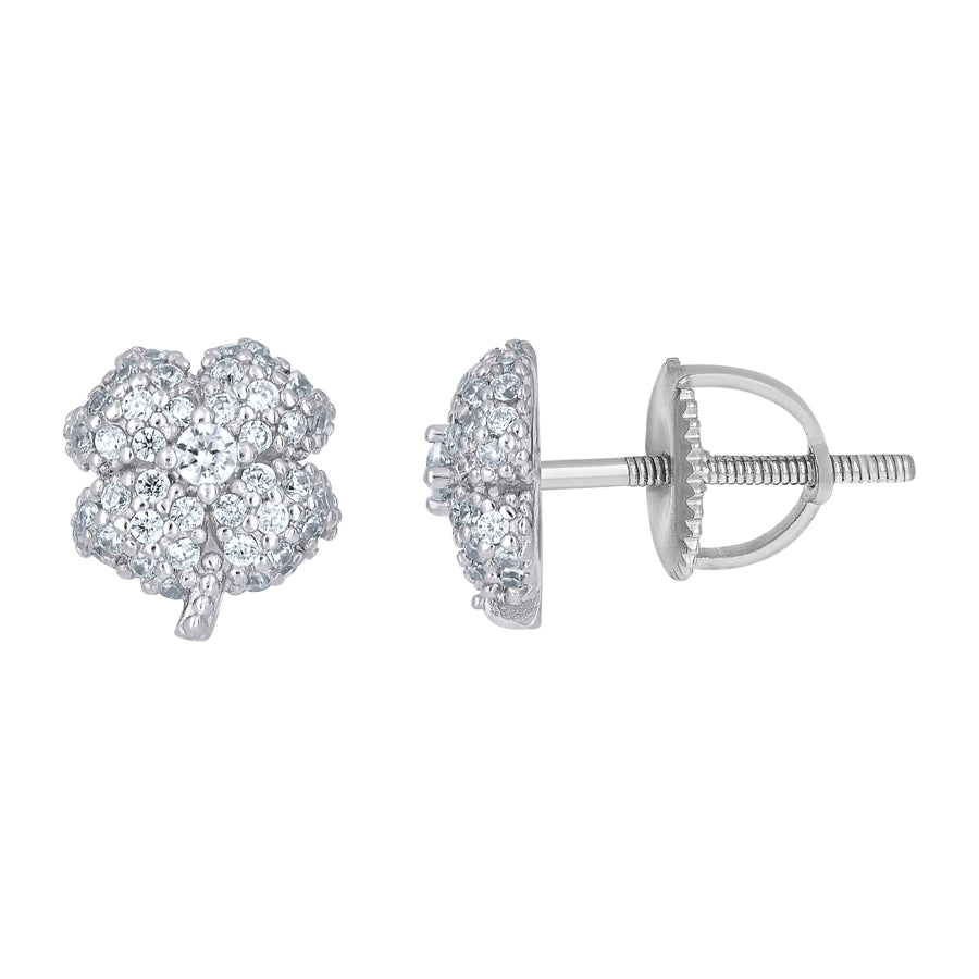 925 Sterling Silver Moissanite Earring