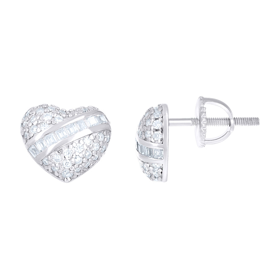 925 Sterling Silver Moissanite Earrings