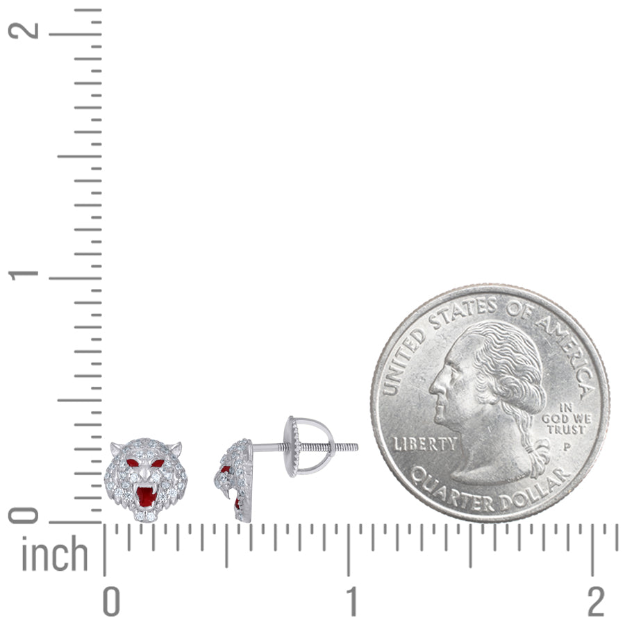 925 Sterling Silver Moissanite Earring