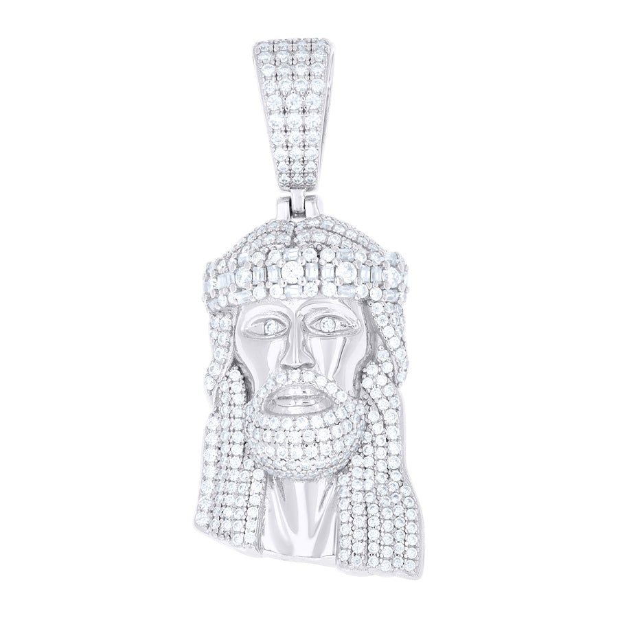 925 Sterling Silver Moissanite Pendant