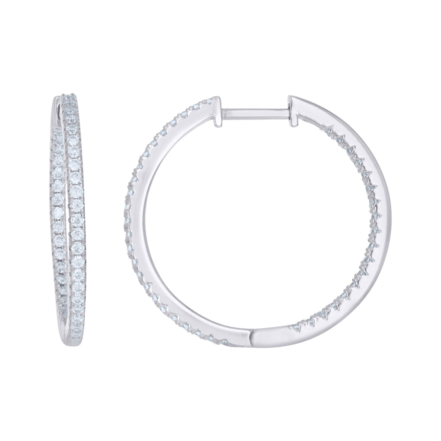 925 Sterling Silver Moissanite Earring