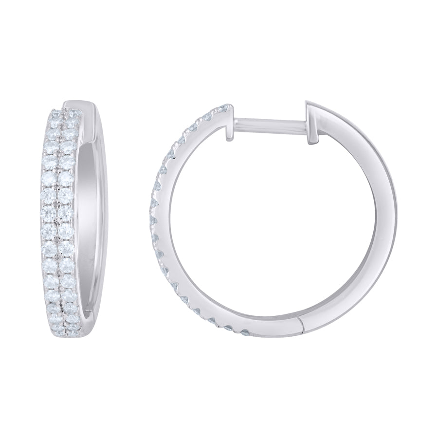 925 Sterling Silver Moissanite Earring