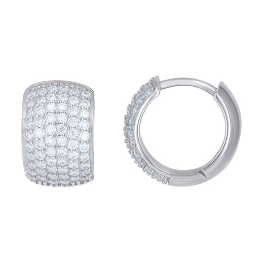 925 Sterling Silver Moissanite Earrings
