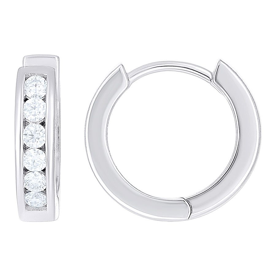 925 Sterling Silver Moissanite Earrings