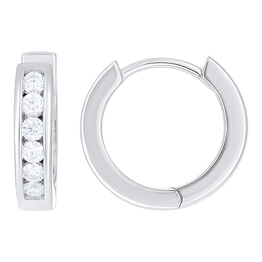 925 Sterling Silver Moissanite Earrings