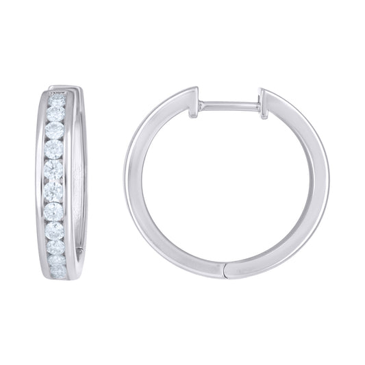 925 Sterling Silver Moissanite Earring