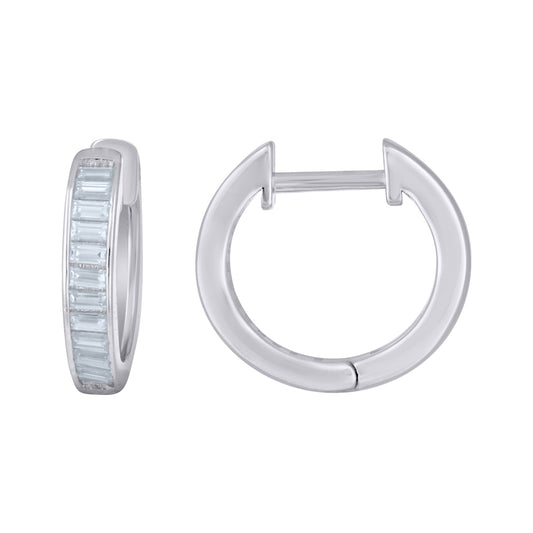 925 Sterling Silver Moissanite Earring