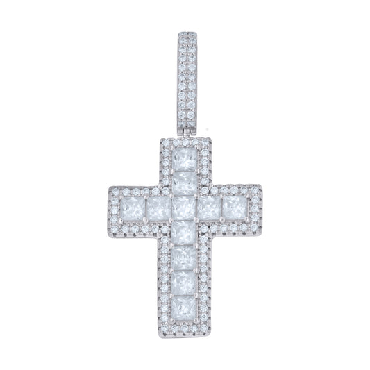 925 Sterling Silver Moissanite Pendant