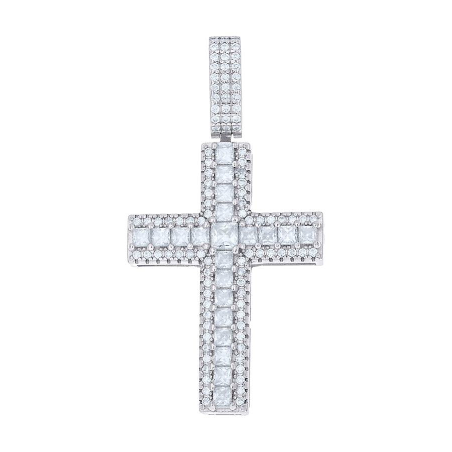 925 Sterling Silver Moissanite Pendant