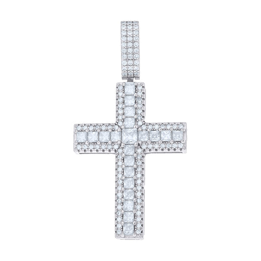 925 Sterling Silver Moissanite Pendant