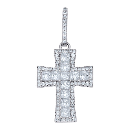 925 Sterling Silver Moissanite Pendant