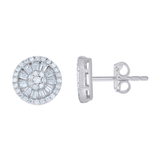 925 Sterling Silver Moissanite Earring