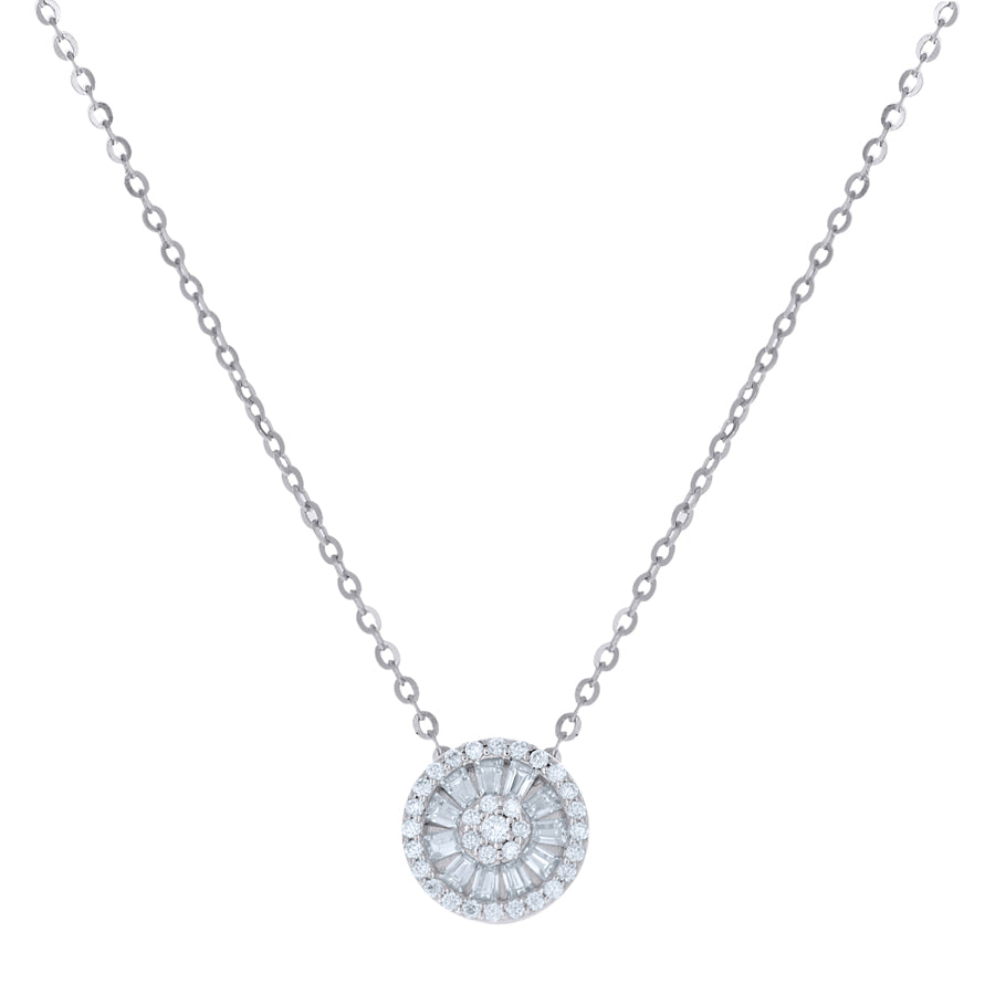 925 Sterling Silver Moissanite Necklace
