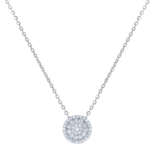 925 Sterling Silver Moissanite Necklace