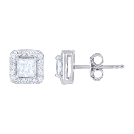 925 Sterling Silver Moissanite Earrings