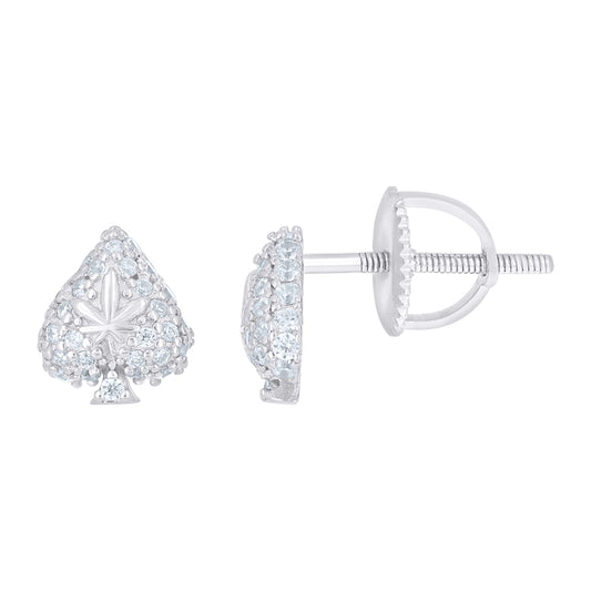 925 Sterling Silver Cz Earring