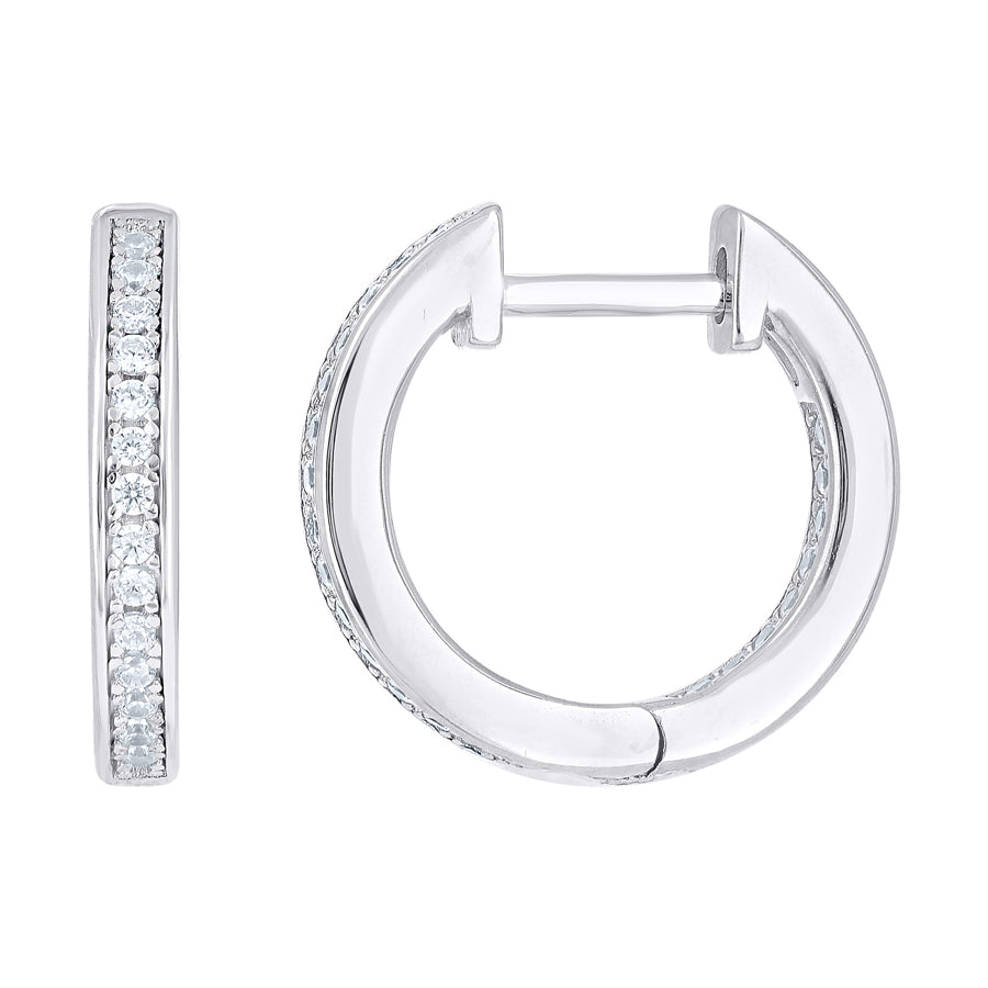925 Sterling Silver Cz Earring