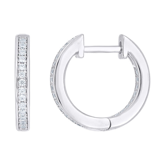 925 Sterling Silver Cz Earring