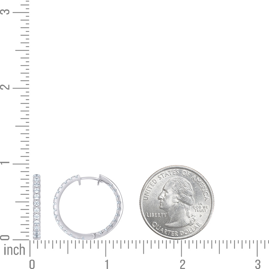 925 Sterling Silver Cz Earrings
