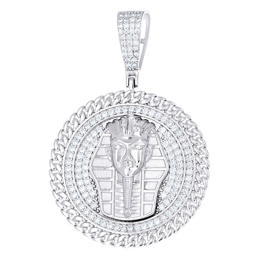 925 Sterling Silver Moissanite Pendant