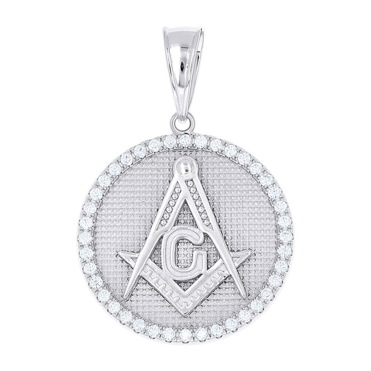 925 Sterling Silver Moissanite Pendant