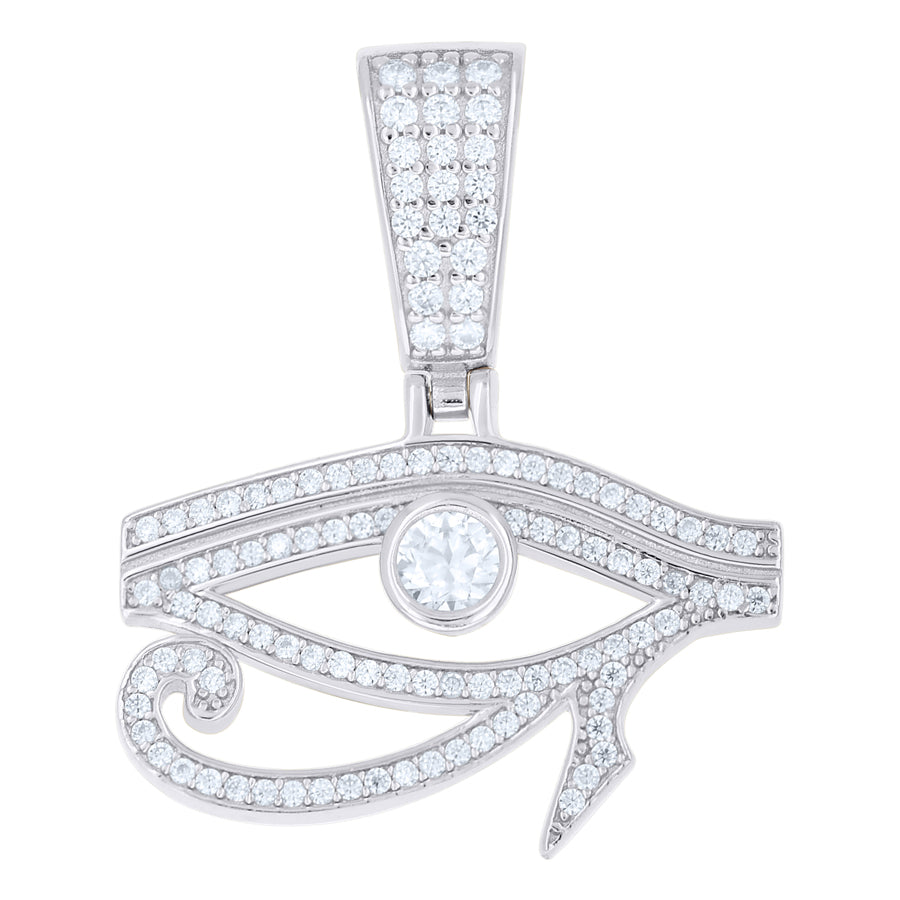 925 Sterling Silver Moissanite Pendant