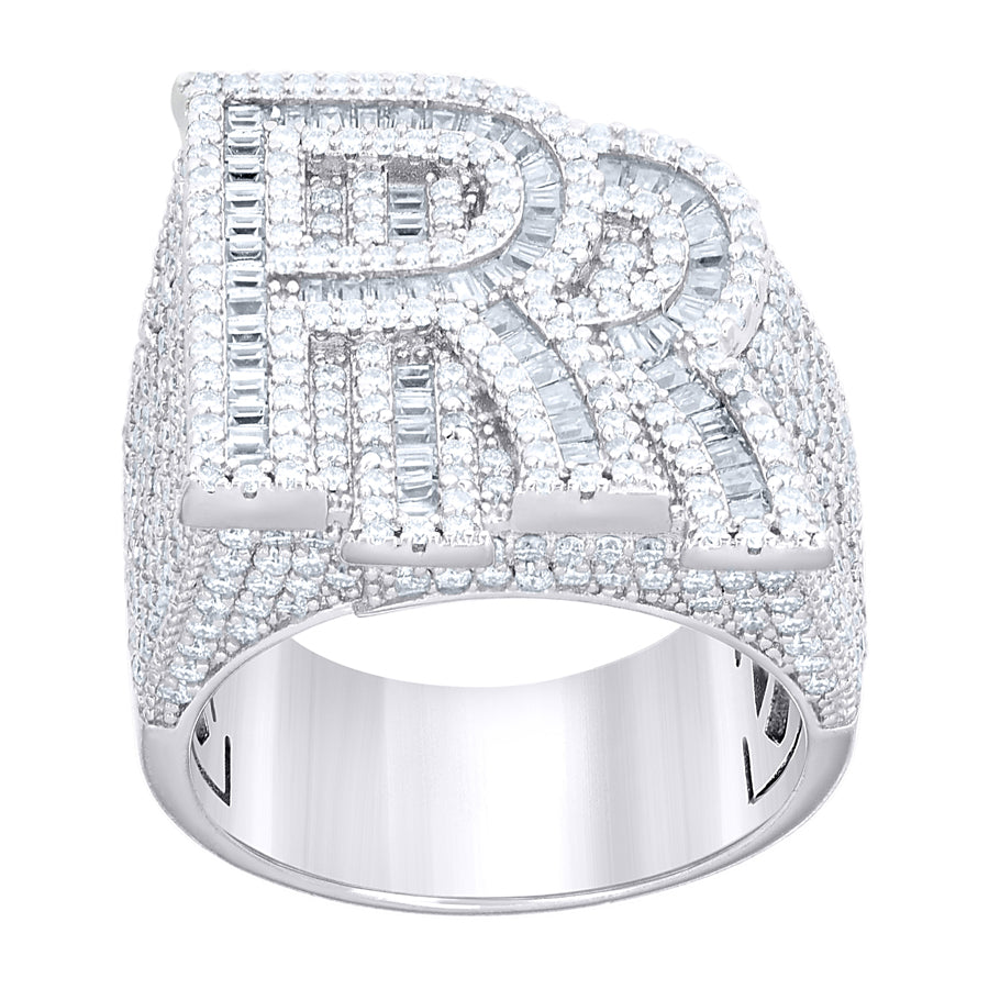 925 Sterling Silver Moissanite Ring