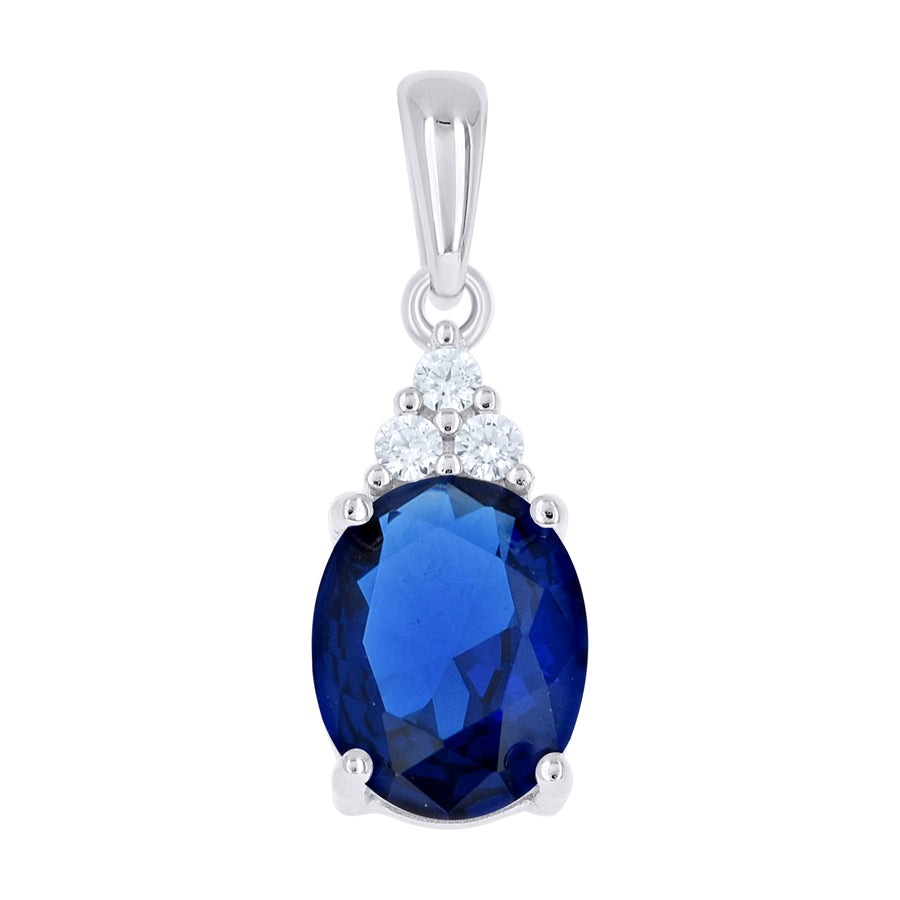 925 Sterling Silver Cz Pendant