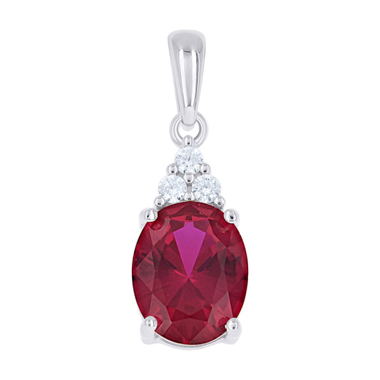 925 Sterling Silver Cz Pendant