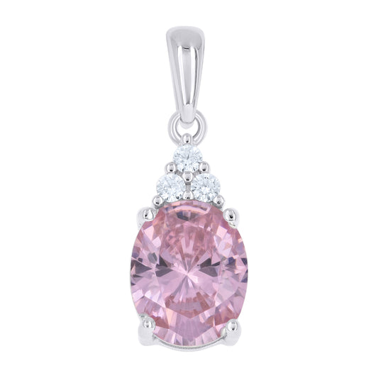 925 Sterling Silver Cz Pendant
