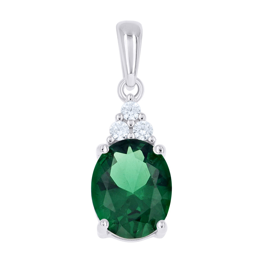 925 Sterling Silver Cz Pendant