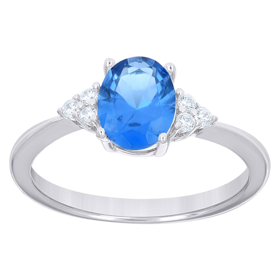 925 Sterling Silver Cz Ring