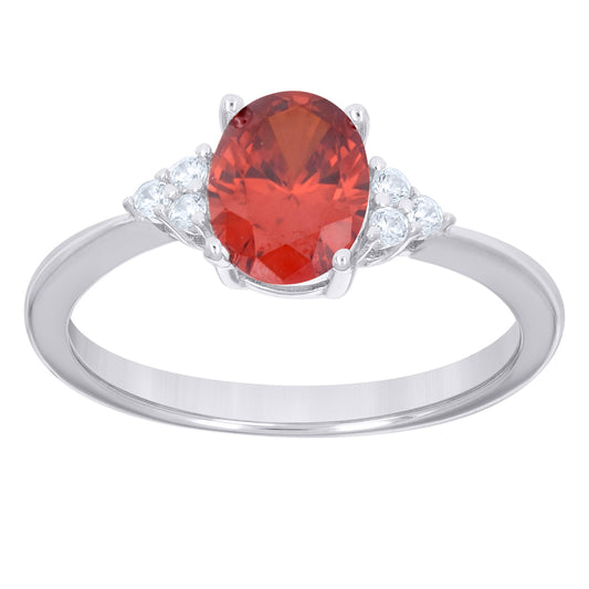 925 Sterling Silver Cz Ring